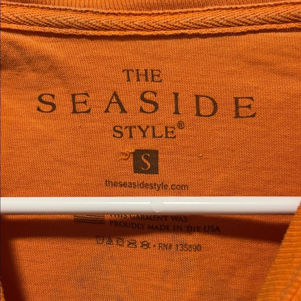 The Seaside Style Orange Tee - Picture 2 of 3